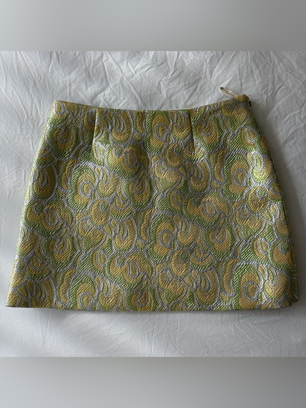 Miu Miu Retro/Abstract Print Skirt
